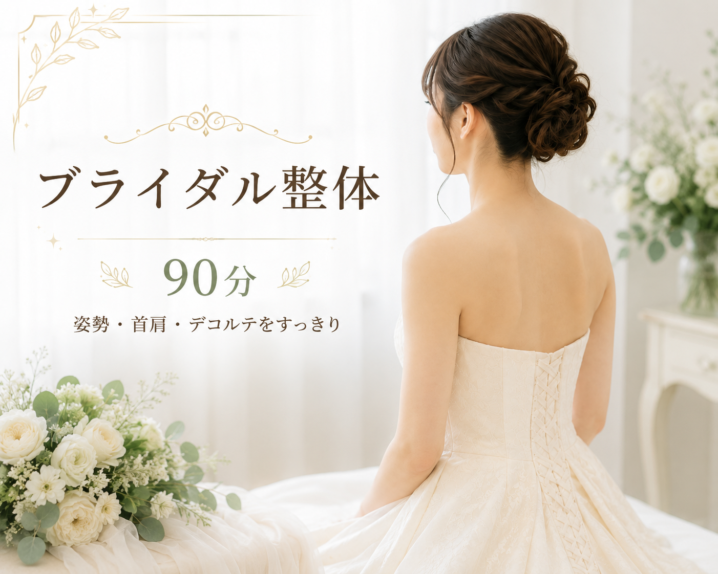 八王子のつきいち整体 ブライダル整体90分